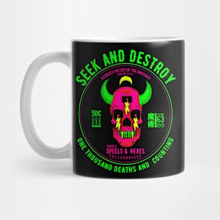 Seek and Destroy Skull Mug